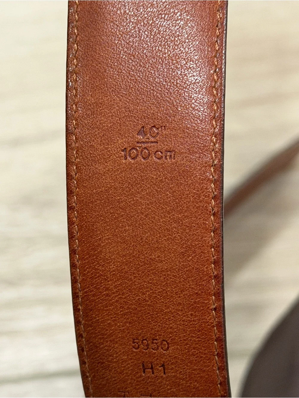 Coach Black Leather Belt #5950 Size 40